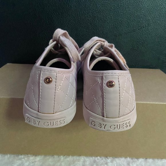 Blush Pink 'G by Guess GGoadie2-T' Casual Sneakers with Rose Gold Detailing - Picture 4 of 6